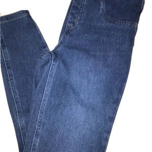 Spanx Jean-ish Ankle Legging Dark Blue Stretch